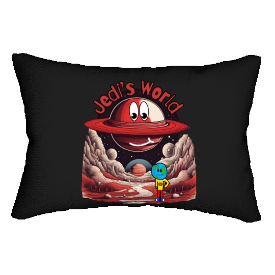 Jedi s World Planet World Lumbar Pillows