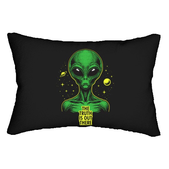 The truth is out there Lumbar Pillows