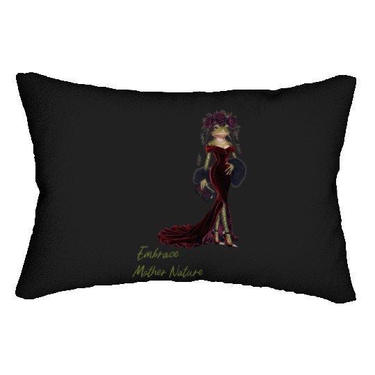 Embrace Mother Nature with Elegant Frog Lumbar Pillows