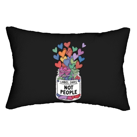 Labels Jars Not People Heart Jar Lumbar Pillows