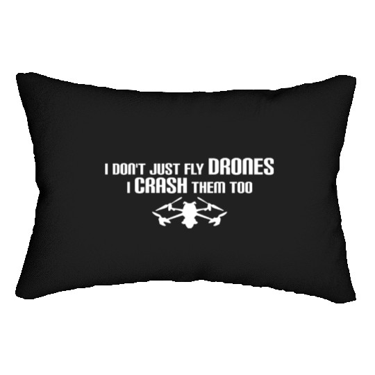 FPV Drone Crash Quadrocopter Drones Lumbar Pillows