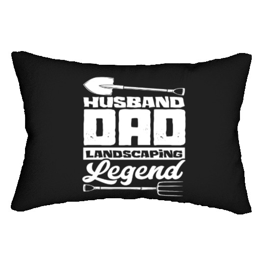 Landscape Gardener Husband Dad Lumbar Pillows