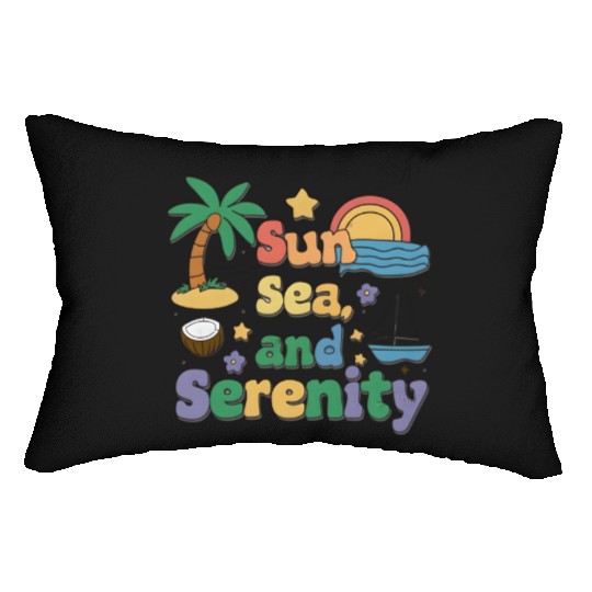 Sun Sea And Serenity Lumbar Pillows