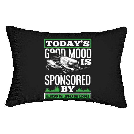 Landscaper Gardener Love Lawn Mowing Lumbar Pillows