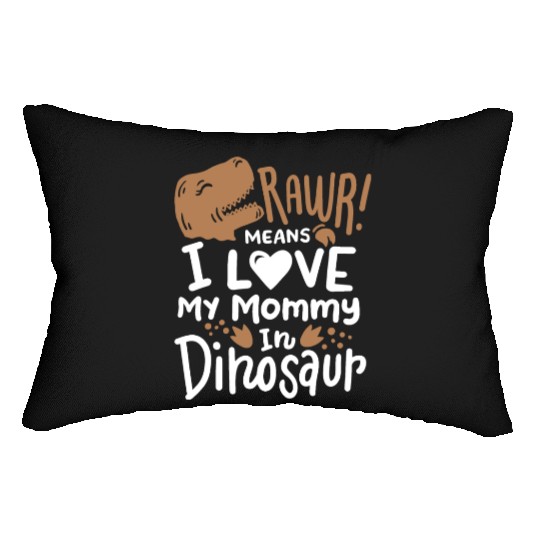 Dinosaur Mother's Day Lumbar Pillows