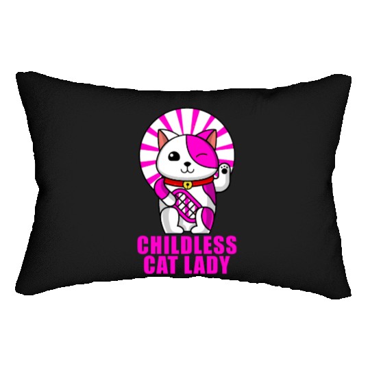 Childless Cat Lady Lumbar Pillows
