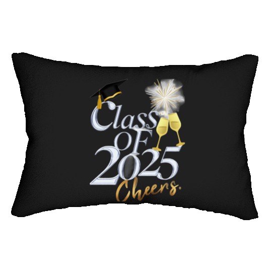 Class of 2025 cheers Lumbar Pillows