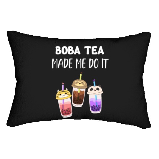 Boba Tea Made Me Do It Bubble Japan K-pop Korean Lumbar Pillows