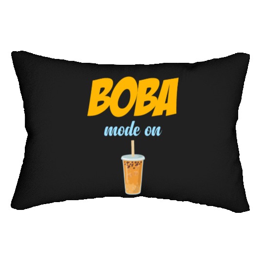 Boba Mode On Tea Lover Bubble Japan K-pop Korean Lumbar Pillows