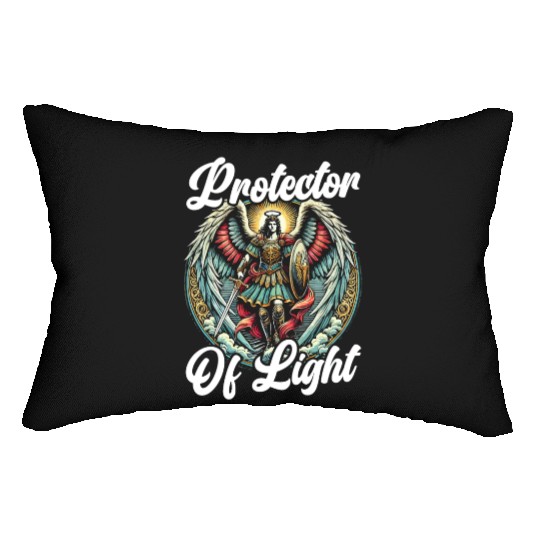 Archangel Michael Catholic Christianity Angel Lumbar Pillows