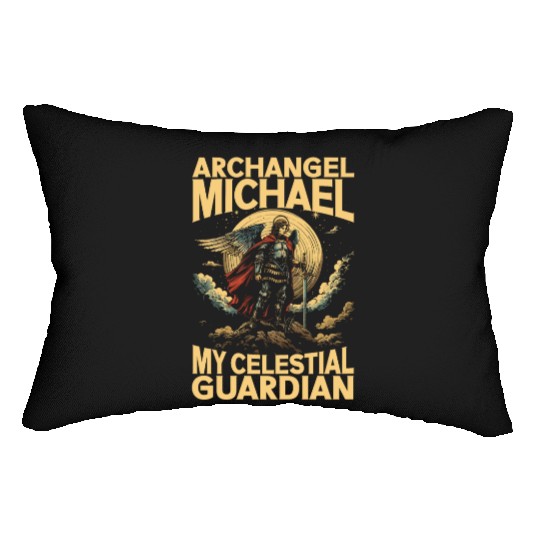 Archangel Michael Catholic Christianity Angel Lumbar Pillows