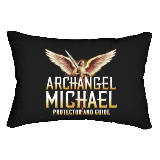 Archangel Michael Catholic Christianity Angel Lumbar Pillows