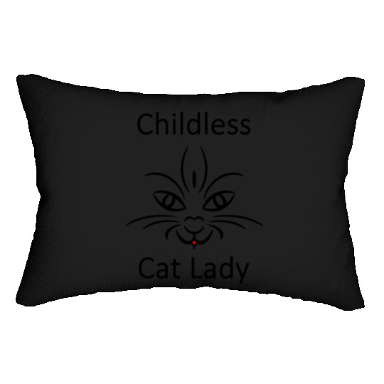 "Childless Cat Lady" Kamala Harris 2024 Lumbar Pillows
