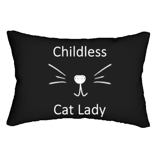 "Childless Cat Lady" Kamala Harris 2024 Lumbar Pillows