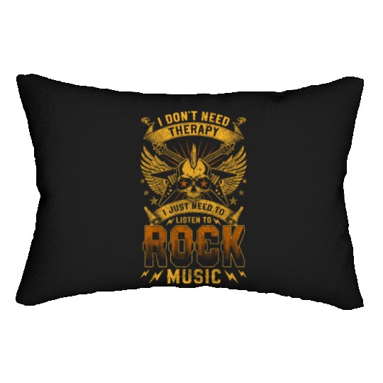 Rocker Music Drums Rock And Roll Lumbar Pillows