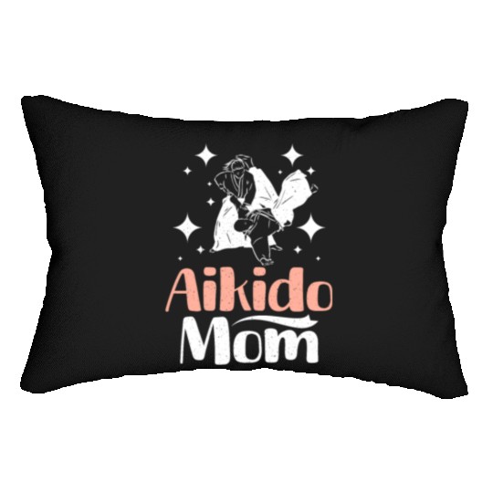Mother's day Mama Aikido Mom Lumbar Pillows