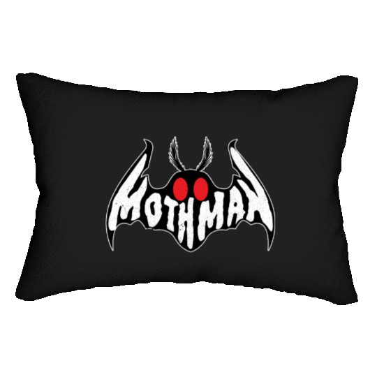 Mothman Monster Creepy Cryptid Lumbar Pillows