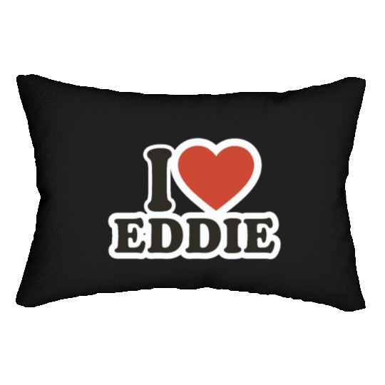 I LOVE Lumbar Pillows Boyfriend gift idea I LOVE Eddie