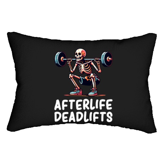Skeleton - Skeleton Workout - Skeleton Fitness Lumbar Pillows