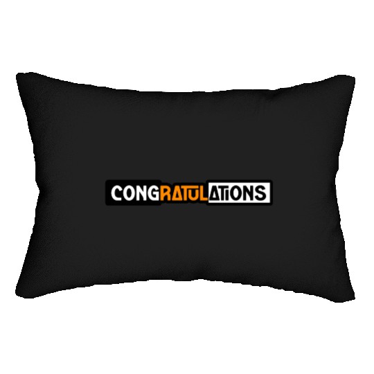 CONGRATULATIONS Lumbar Pillows Lumbar Pillows