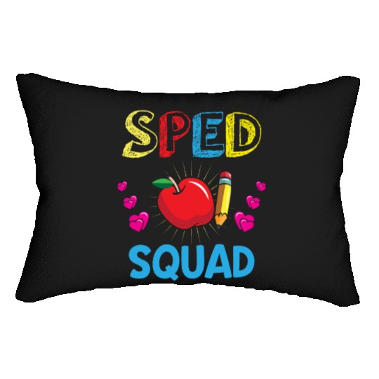 Sped Teacher special education teacher quad Lumbar Pillows