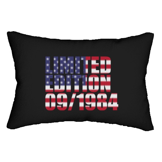 40th birthday Limited Edition USA 09/1984 Lumbar Pillows