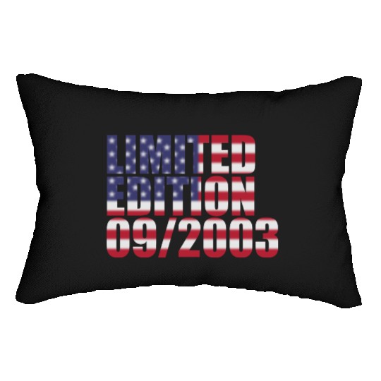 21st birthday Limited Edition USA 09/2003 Lumbar Pillows