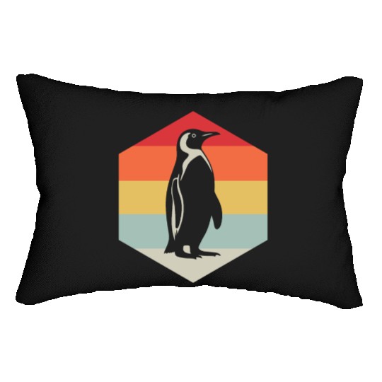 Penguin Animal Zookeeper Lumbar Pillows