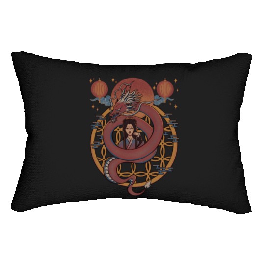 The Dragon Princess Lumbar Pillows