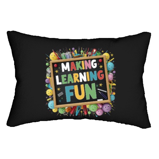 back to school Lumbar Pillows design for boy and girls