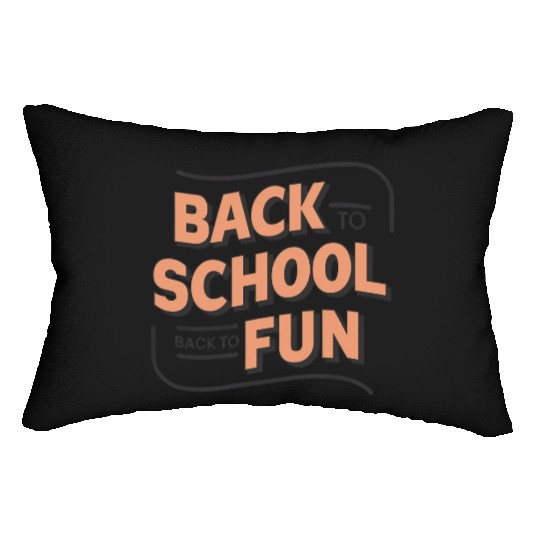 back to school Lumbar Pillows design for boy and girls