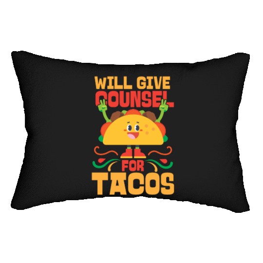 School Counselor Taco Will Give Lumbar Pillows
