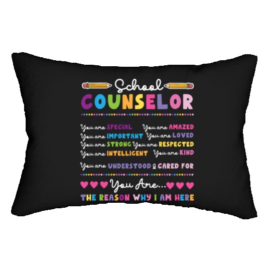 School Counselor School Counselor Lumbar Pillows
