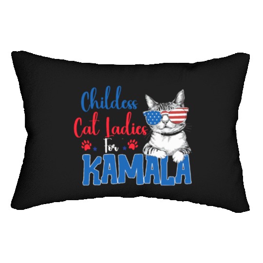 Childess Cat Ladies for Kamala Lumbar Pillows