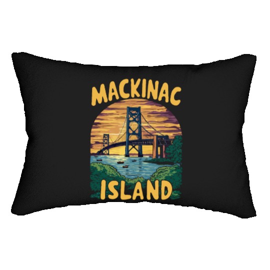 Mackinac Island. Lumbar Pillows