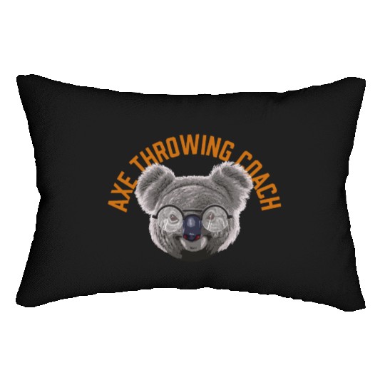 Koalified Axe Throwing Coach Axe Thrower Funny Lumbar Pillows
