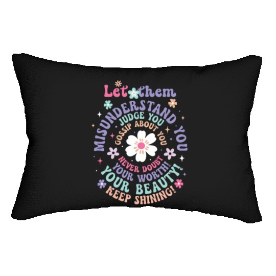 Let Them, Back To School Lumbar Pillows,