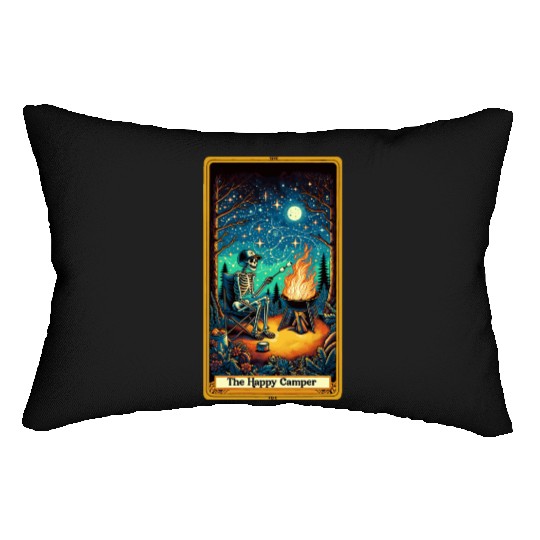 The Happy Camper Tarot Lumbar Pillows