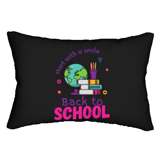 Back to School, A World of Knowledge Awaits Lumbar Pillows