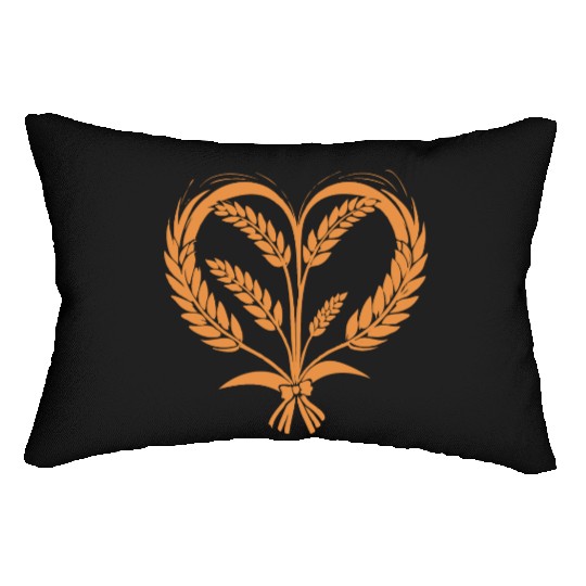 Wheat Cereal Grain Food Lover Funny Design Lumbar Pillows