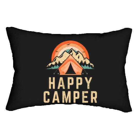 Happy Camper - Camping Lover Lumbar Pillows