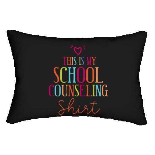 School Counselor This Is My School Lumbar Pillows