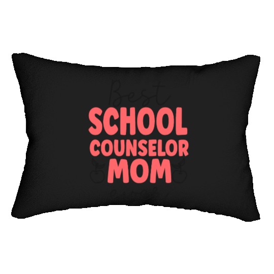 School Counselor Mom Best School Lumbar Pillows