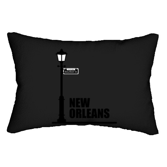 New Orleans - Bourbon Street Lumbar Pillows