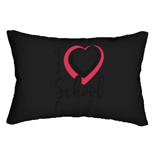 School Counselor Heart I (Heart) Lumbar Pillows