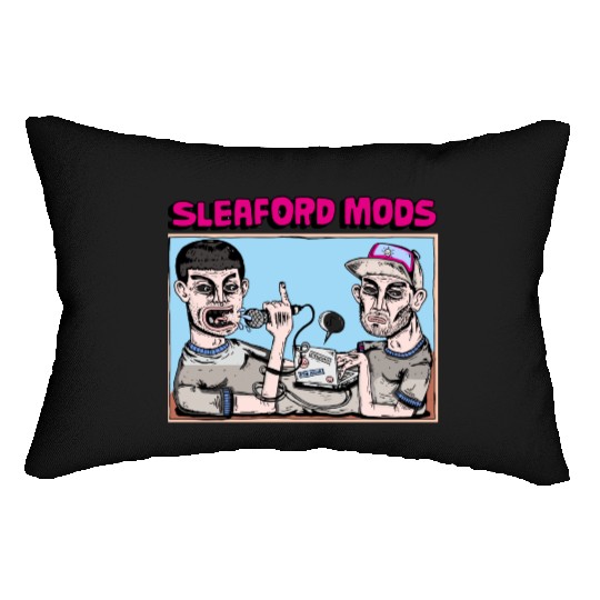 Sleaford Mods Punk Rock Design Lumbar Pillows