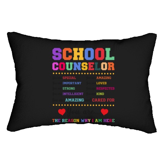 School Counselor School Counselor Lumbar Pillows