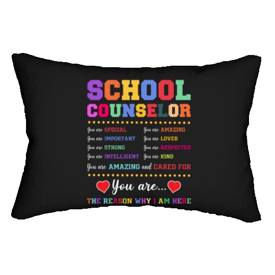 School Counselor School Counselor Lumbar Pillows