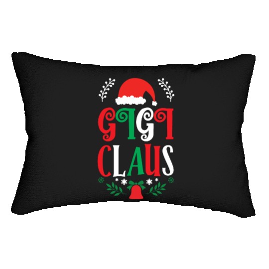 Gigi Claus Christmas Family Group Matching Pajama Lumbar Pillows
