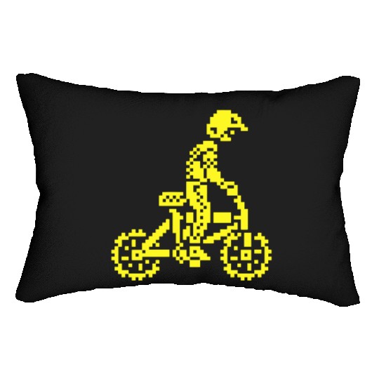 BMX Bike Bandits ZX Spectrum 8-bit Lumbar Pillows